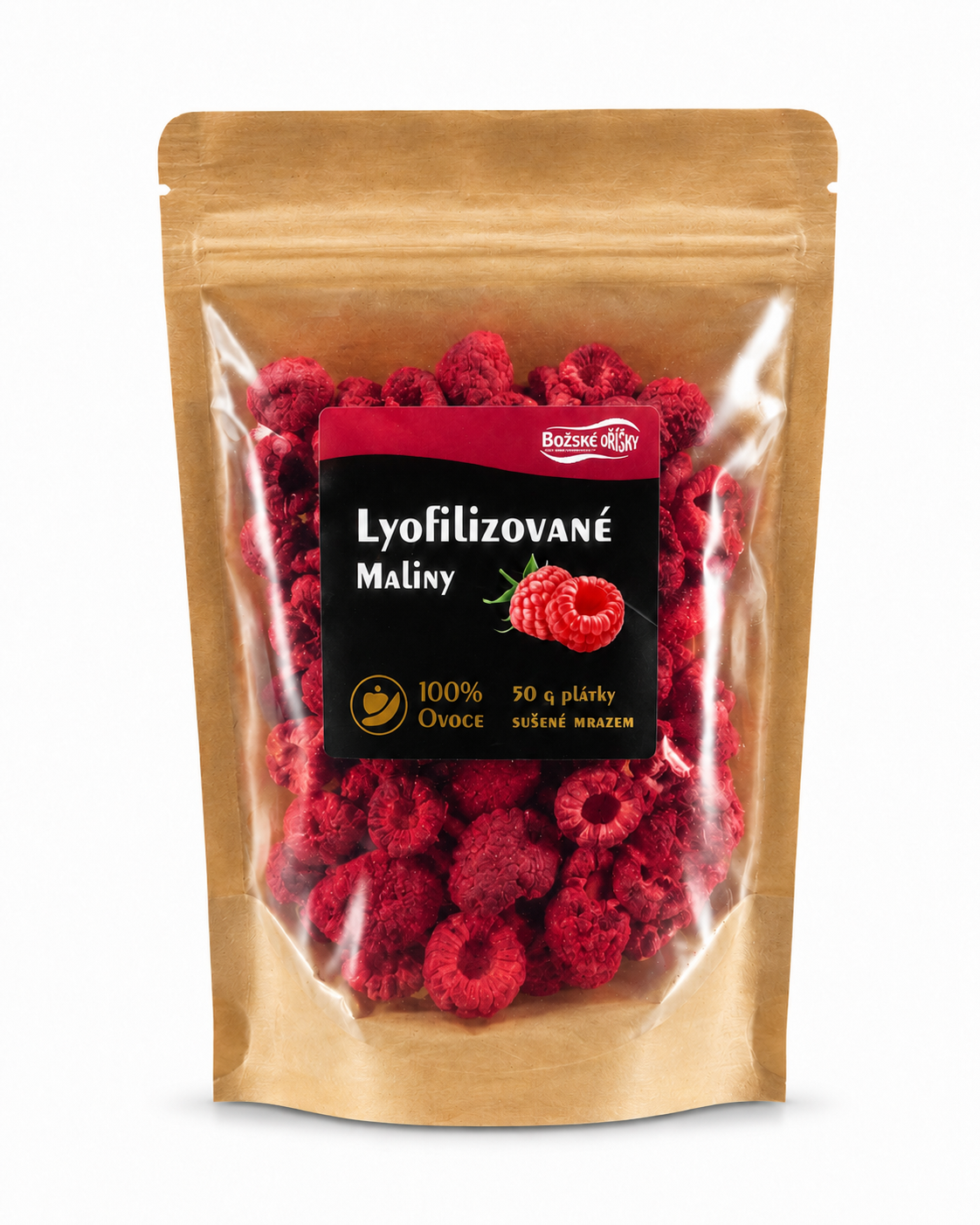 Božské Oříšky Lyofilizované maliny 50g