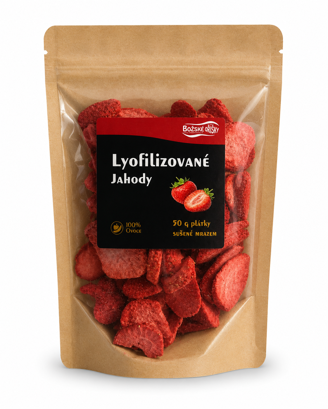 Lyofilizované jahody 50g