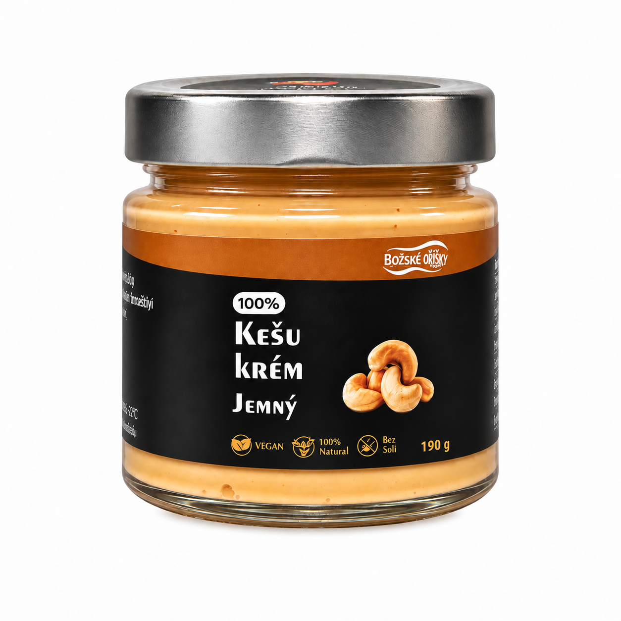 Božské Oříšky 100% Kešu krém - jemný 190g