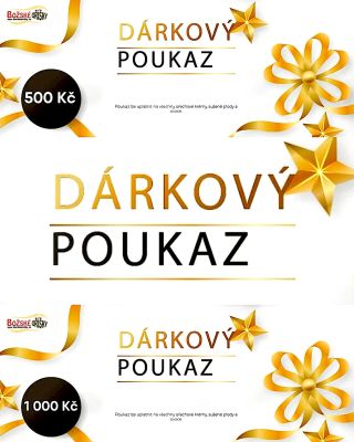 DÁRKOVÉ POUKAZY✉️🥜✨ 🎁 Udělejte radost svým blízkým dárkovým poukazem v hodnotě 500,- nebo 1000,- korun na produkty na...
