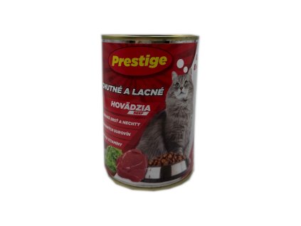 Prestige 415g hovädzie pre mačky