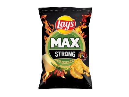 Lays MAX Strong Cheese and Cayenne 55g 3D min