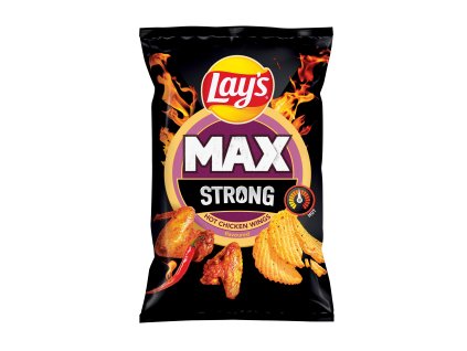 Lays MAX Strong Hot Chicken Wings 55g 3D min