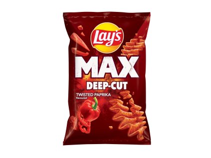 Lays MAX Deep Cut Twisted Paprika 55g 3D min