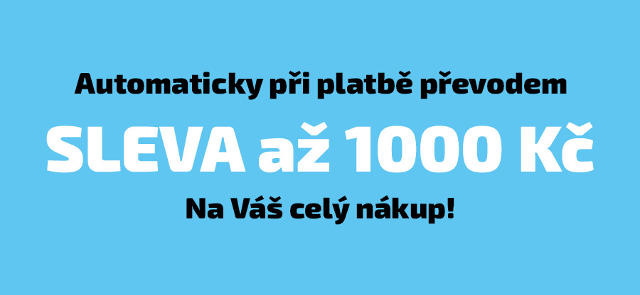 Sleva při platbě převodem