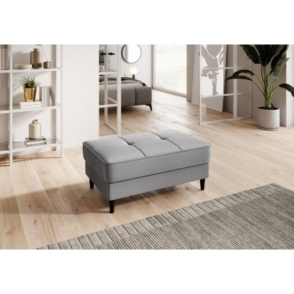 Taburet Bellis (Materiál a barva potahu Nube 3 - šedá)
