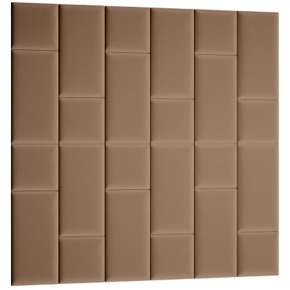 Čalouněný panel Quadratta 180x180 cm světle hnědý
