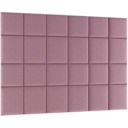 Čalouněný panel Quadratta 240x180 cm růžový