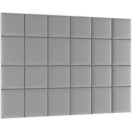 Čalouněný panel Quadratta 240x180 cm šedý