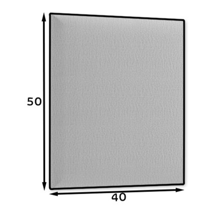 Čalouněný panel Quadratta 50x40 cm (Materiál a barva Monolith 63 - růžová)