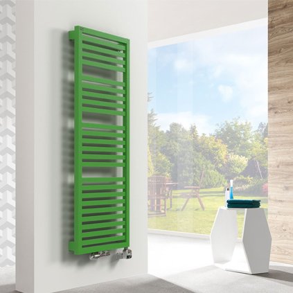 Koupelnový radiátor Angel R 14555-71, připojení typ 71,  53,5x143,5 cm, bílá RAL 9016