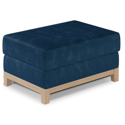 Taburet Selene světlý (Materiál a barva potahu Kronos 09 - modrá)