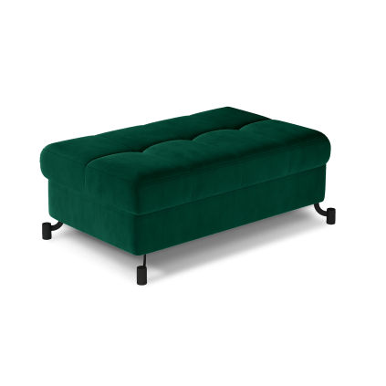 Taburet Lorelle (Materiál a barva potahu Monolith 37 - tmavě zelená)