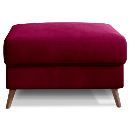 Taburet Asgard (Materiál a barva potahu Mat Velvet 68 - fialová)