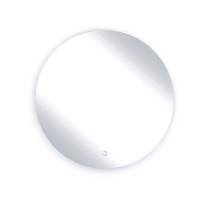 Zrcadlo Orandiu A s LED osvětlením ⌀60 cm, bílé