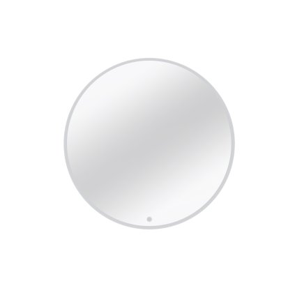 Zrcadlo Elistul A s LED osvětlením ⌀80 cm, bílé