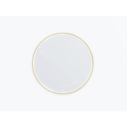 Zrcadlo Gerbinie L s LED osvětlením ⌀60 cm, zlaté