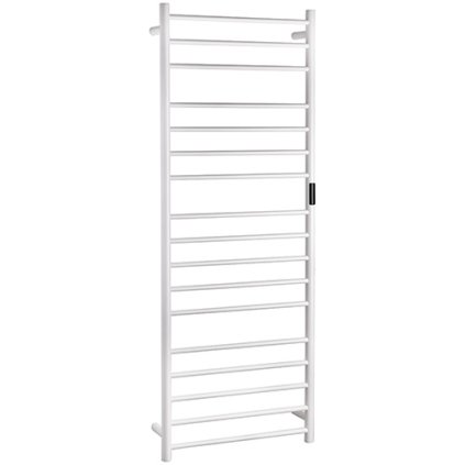 Elektrický koupelnový radiátor / sušák ručníků 600x1680mm, 285W, bílá - 704151064