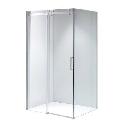 Obdélníkový sprchový kout HYD-OK203B 110x80 bílá/transparent - bez vaničky