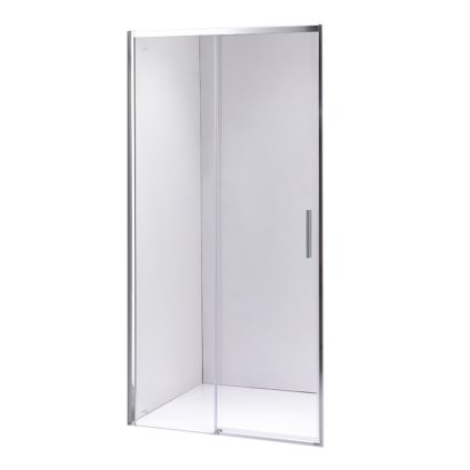 Posuvné sprchové dveře PD-NOCR HYD-5168 110 cm chrom/transparent pro instalaci do niky - bez vaničky