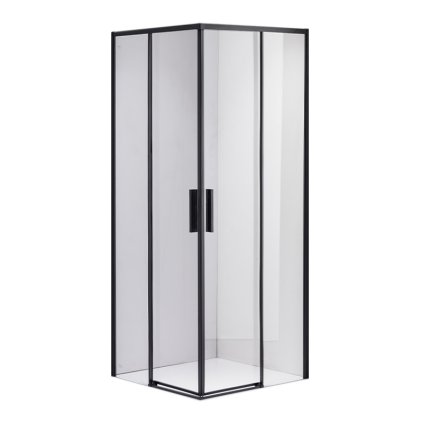 Čtvercový sprchový kout SK-NOB HYD-5176 90x90 černá/transparent - bez vaničky