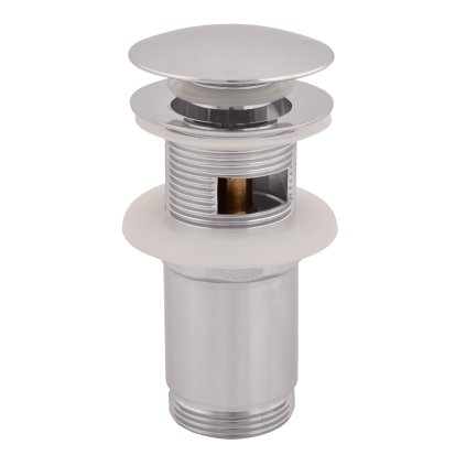 Výpusť umyvadlová CLICK-CLACK 5/4 s přepadem - CC6829, chrom