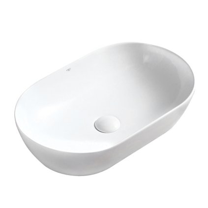 Keramické umyvadlo na desku HYD-TS-WH-555 55,5x30,5 cm, bílé