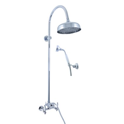 Sprchový komplet se směšovací baterií MORAVA RETRO - MK581.x/3, Chrom (SLEZÁK RAV-Barva Chrom, SLEZÁK RAV-Rozteč připojení (mm) 100)