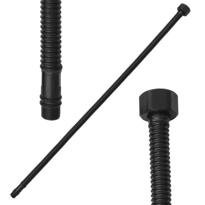 Flexi hadice - vlnovec - IT0012CMAT, Černá mat