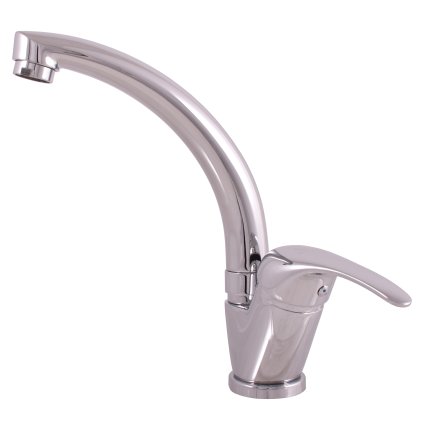Dřezová baterie SÁZAVA - SAx06.x/2, Chrom (SLEZÁK RAV-Barva Chrom, SLEZÁK RAV-Připojovací hadičky - závit 1/2", SLEZÁK RAV-Typ ovládací páky Ovládací páka č.: 0 - (SA006.5/2))