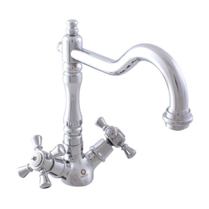 Dřezová baterie MORAVA RETRO - MK320.x/8x (SLEZÁK RAV-Barva Chrom, SLEZÁK RAV-Připojovací hadičky - závit 1/2")