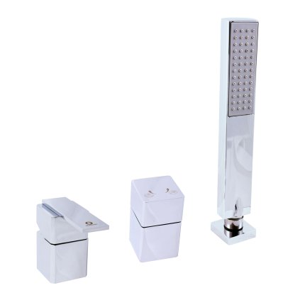 Vanová baterie LOIRA - LR575.x0P, Chrom (SLEZÁK RAV-Barva Chrom, SLEZÁK RAV-Připojovací hadičky - závit 1/2")