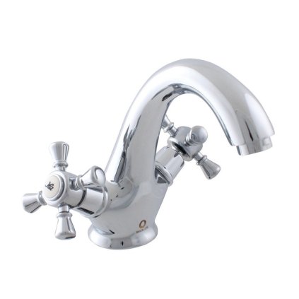 Umyvadlová baterie bez výpusti MORAVA RETRO - MK328.x, Chrom (SLEZÁK RAV-Barva Chrom, SLEZÁK RAV-Připojovací hadičky - závit 3/8")