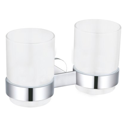 2614 1 2614 1 yukon koupelnovy doplnek dvojity drzak kartacku skleneny bila chrom yua0202cb rav slezak