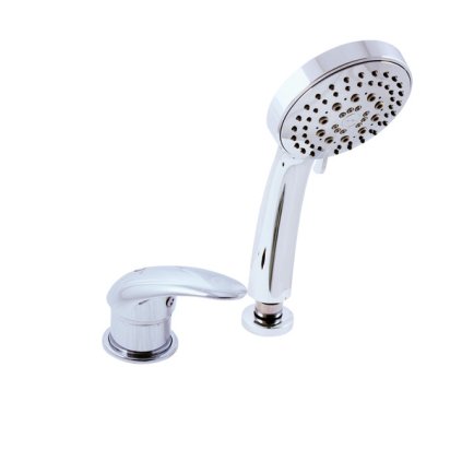 Vanová baterie 2-otvorová - napouštění přes přepad DUNAJ - D475.xY, Chrom (SLEZÁK RAV-Barva Chrom, SLEZÁK RAV-Připojovací hadičky - závit 1/2")