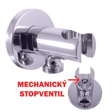 3118 1 drzak sprchy s integrovanym stop ventilem chrom md0750 rav slezak