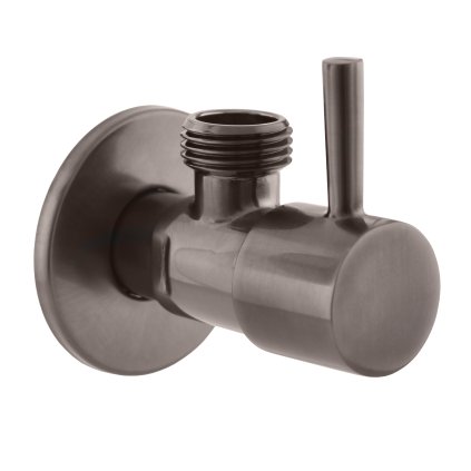6502 1 6502 1 ventil rohovy s keramickym vrskem 1 2 x 3 8 metal grey kartacovana rv0238mgk rav slezak