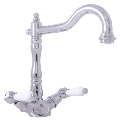 Dřezová baterie MORAVA RETRO - MK520.x/8x (SLEZÁK RAV-Barva Chrom, SLEZÁK RAV-Připojovací hadičky - závit 1/2")