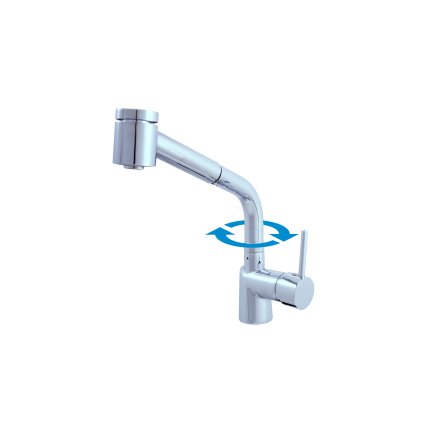 Dřezová baterie SEINA - SE911.x, Chrom (SLEZÁK RAV-Barva Chrom, SLEZÁK RAV-Připojovací hadičky - závit 1/2")