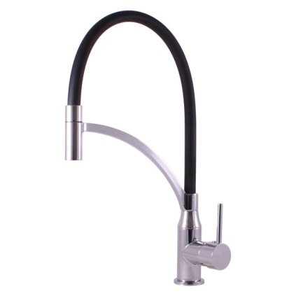 Dřezová baterie s flexibilním ramínkem SEINA - SE914.x, Chrom (SLEZÁK RAV-Barva Chrom, SLEZÁK RAV-Připojovací hadičky - závit 1/2")