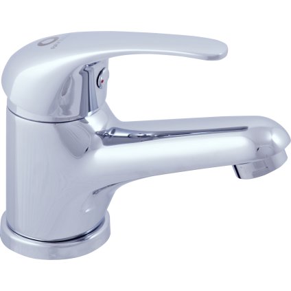 Umyvadlová baterie bez výpusti SÁZAVA - SAx26.x, Chrom (SLEZÁK RAV-Barva Chrom, SLEZÁK RAV-Připojovací hadičky - závit 3/8", SLEZÁK RAV-Typ ovládací páky Ovládací páka č.: 0 - (SA026.0))