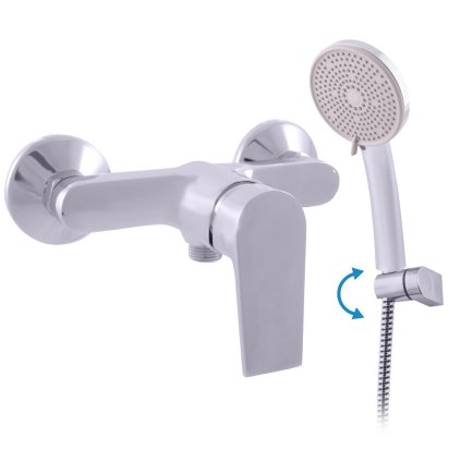 Sprchová baterie COLORADO se sprchovým setem - CO181.x/2, Chrom (SLEZÁK RAV-Barva Chrom, SLEZÁK RAV-Rozteč připojení (mm) 100)