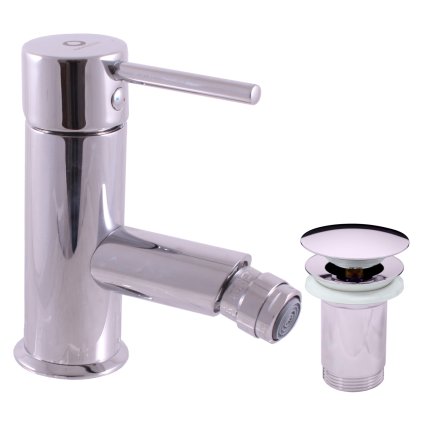 Bidetová baterie s výpustí SEINA - SE945.xK, Chrom (SLEZÁK RAV-Barva Chrom, SLEZÁK RAV-Připojovací hadičky - závit 3/8")