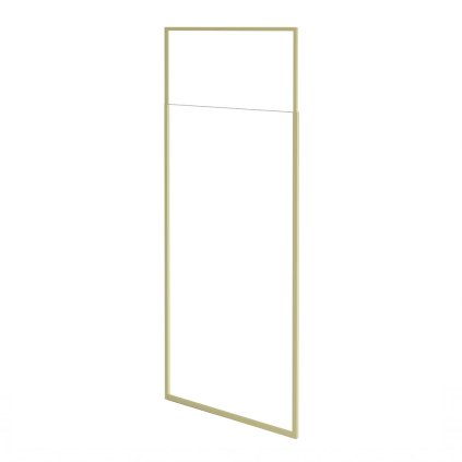 Sprchový kout Walk-In ICON GOLD 100 (110x 120), výška 200 cm - bez vaničky