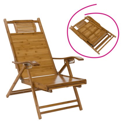 vardon zahr polohovacie kreslo bambus inf