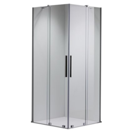 Čtvercový sprchový kout HYD-ATA-X2 80x80 chrom/transparent - bez vaničky