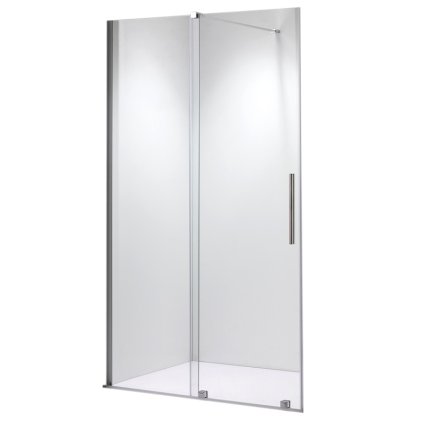 Posuvné sprchové dveře HYD-ATA 90 chrom/transparent pro instalaci do niky - bez vaničky