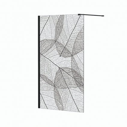 Sprchový kout Walk-In LEAFY 100 (110, 120), výška 200 cm - bez vaničky