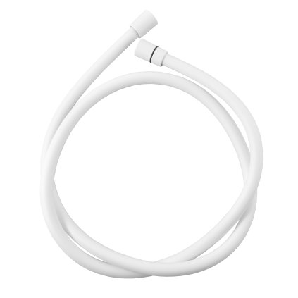 Sprchová hadice 150 cm - PH1505B, Bílá mat