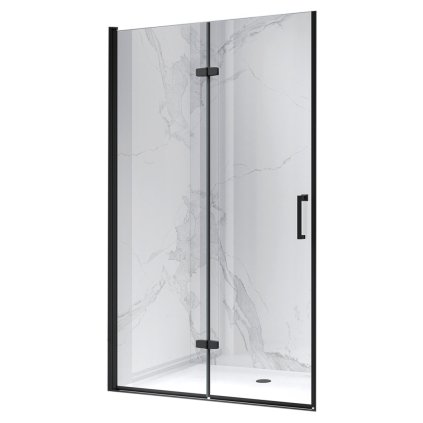 DRZWI PRYSZNICOWE UCHYLNE DO WNEKI ZES KZ21D BL 100 CZARNE 100 CM 6 MM %5B126229%5D 1200